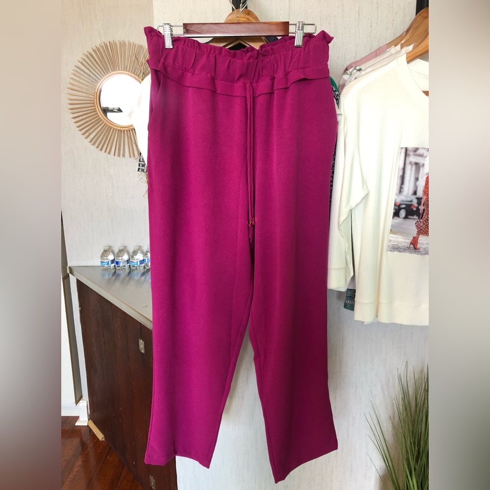 Pink pants plus size.